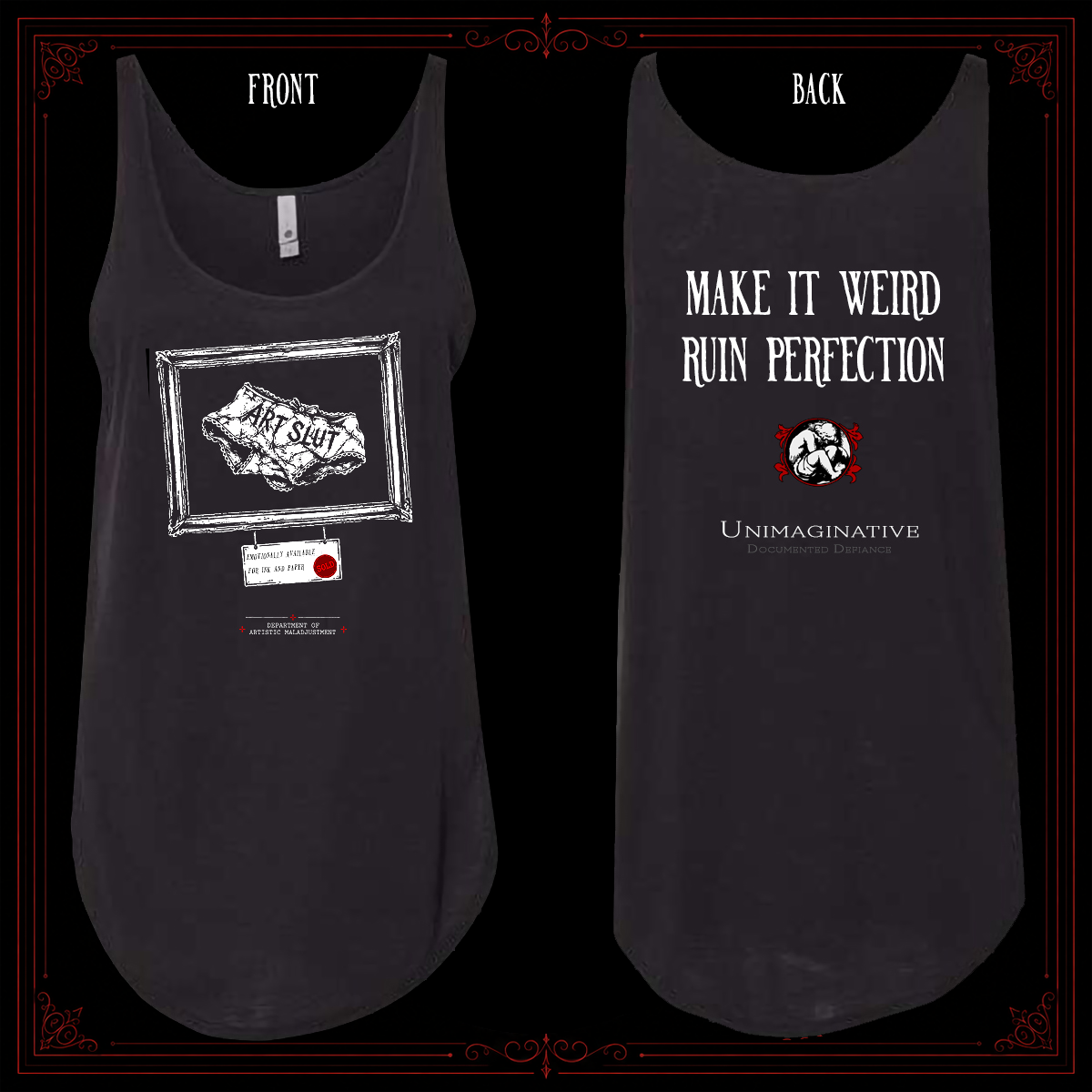 Art Slut Women's Festival Tank