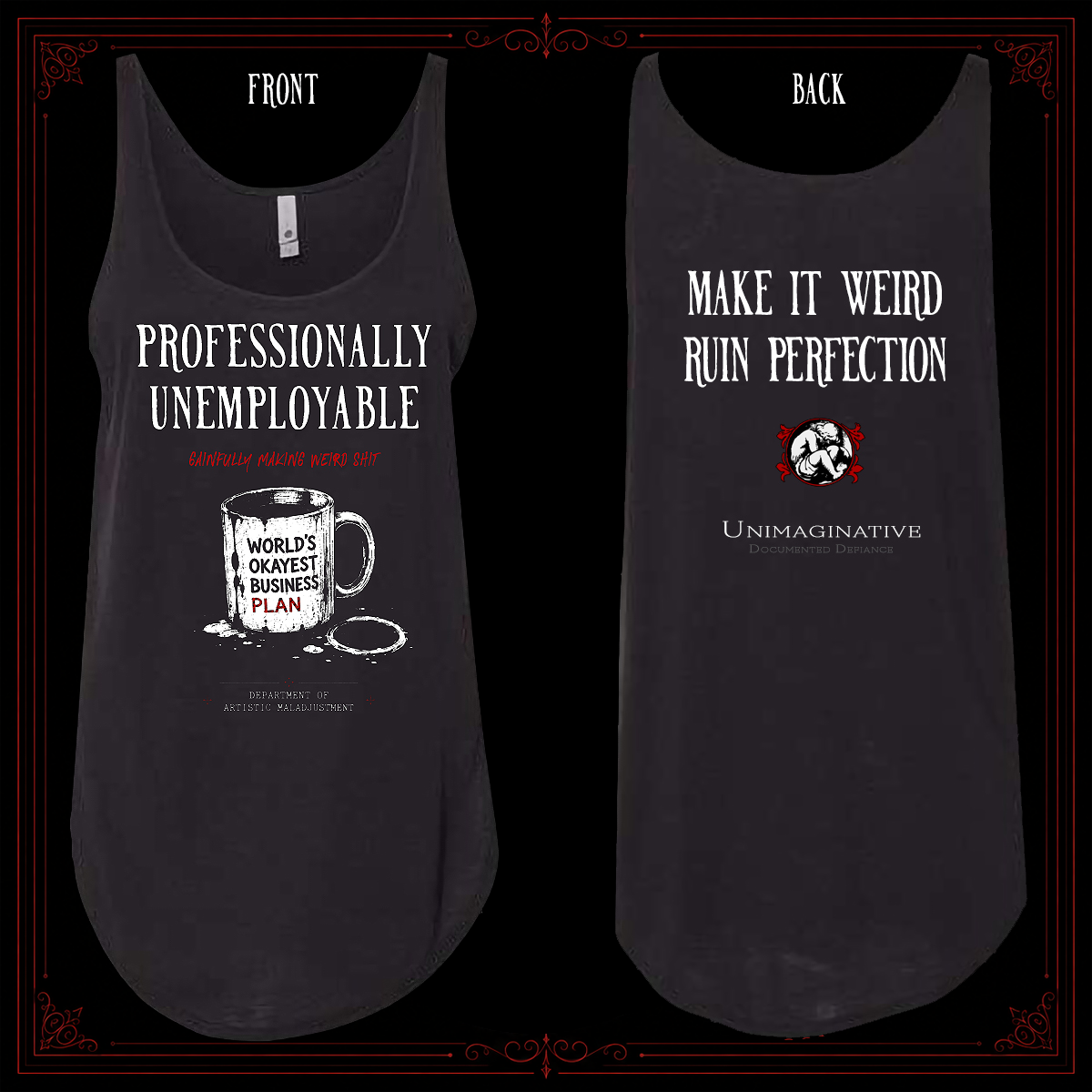 Professionally Unemployable Women's Festival Tank