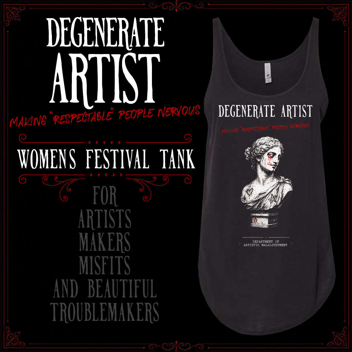 Degenerate Artist Women's Festival Tank