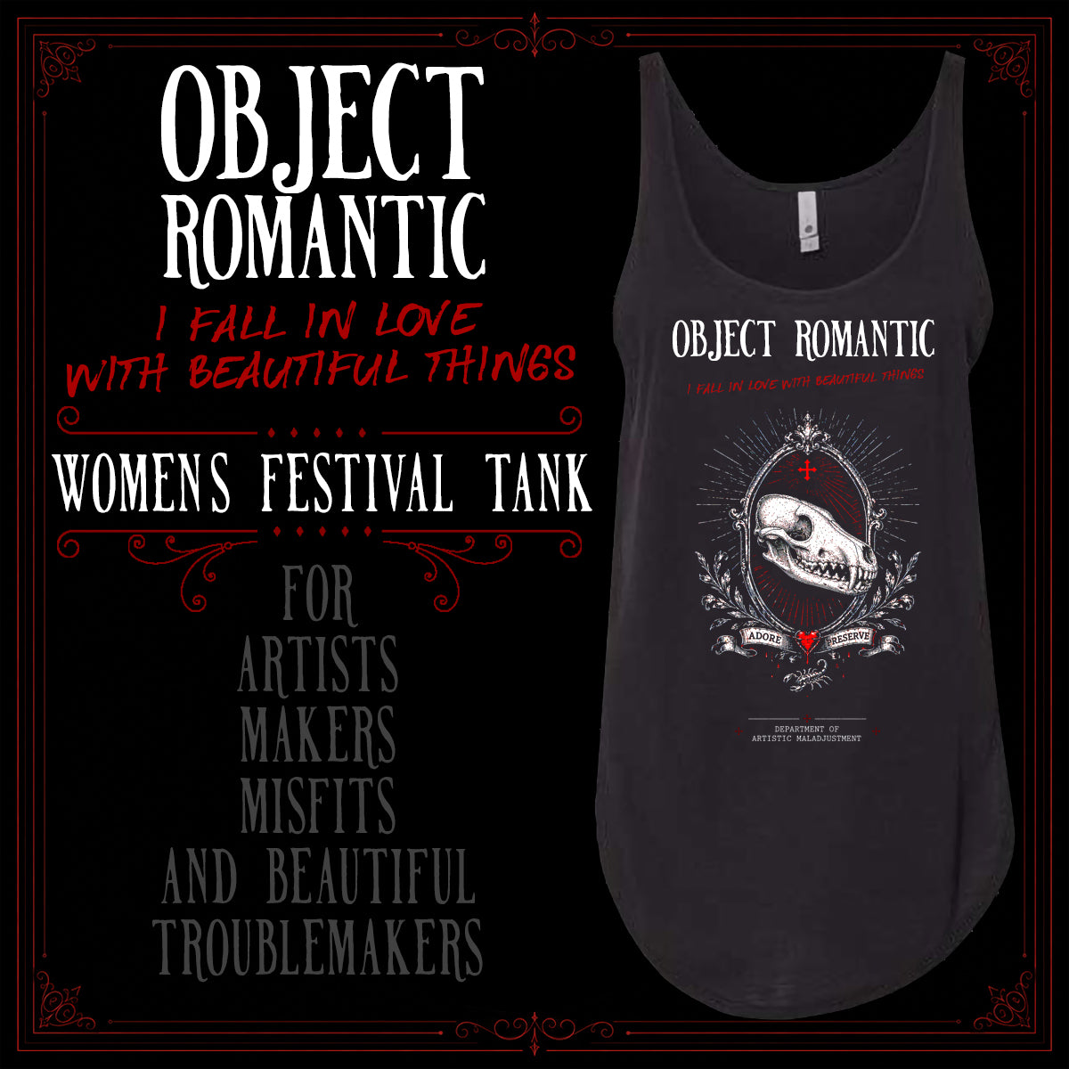 Object Romantic Women's Festival Tank
