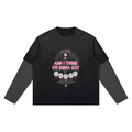 Gay Willow Buffy-inspired graphic on an Unimaginative vintage-wash long-sleeve tee