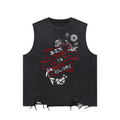 Ben Is Glory Buffy-inspired graphic on an Unimaginative snow-washed raw-hem tank top