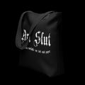 Art Slut graphic tote bag, front product mockup