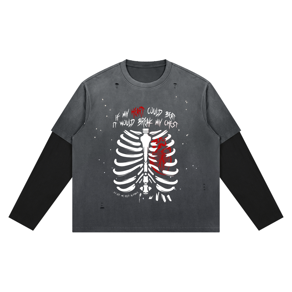 Additional product image of Unimaginative Once More vintage-wash long-sleeve tee