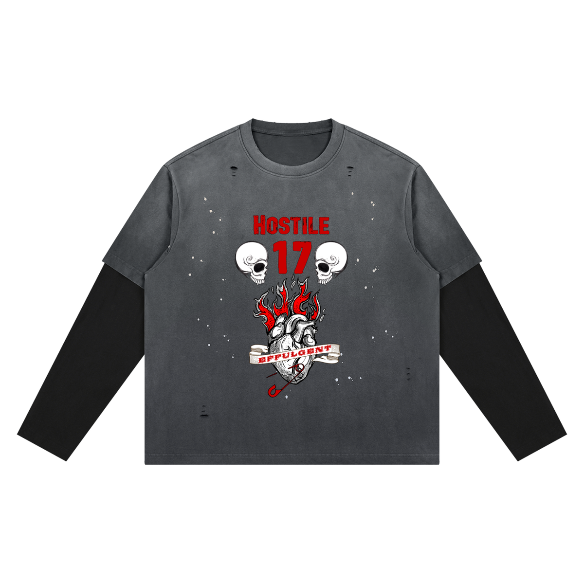 Additional product image of Unimaginative Spike Effulgent vintage-wash long-sleeve tee