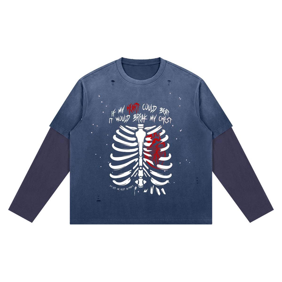Additional product image of Unimaginative Once More vintage-wash long-sleeve tee