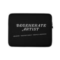 Degenerate Artist laptop sleeve, featured product image
