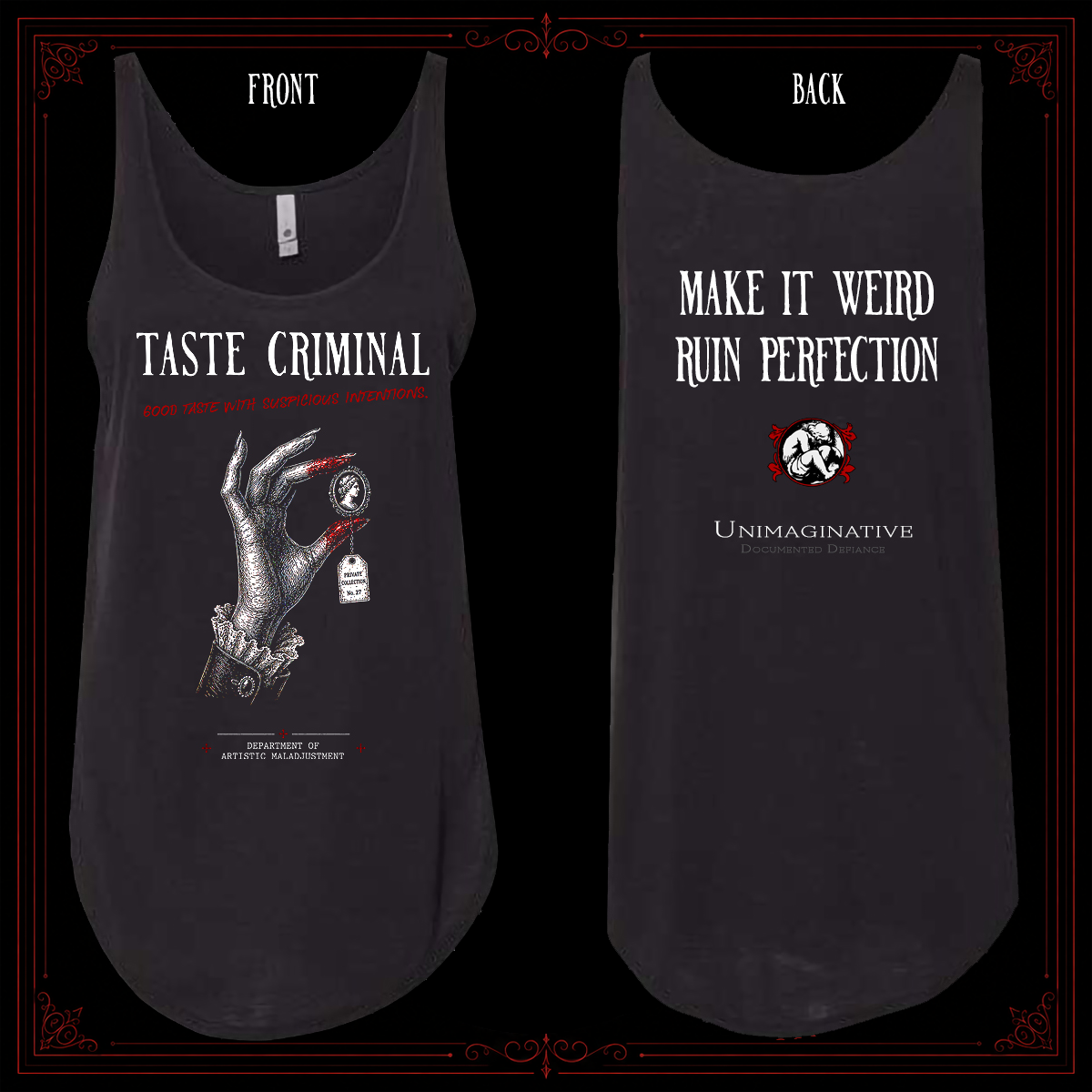 Taste Criminal Women's Festival Tank