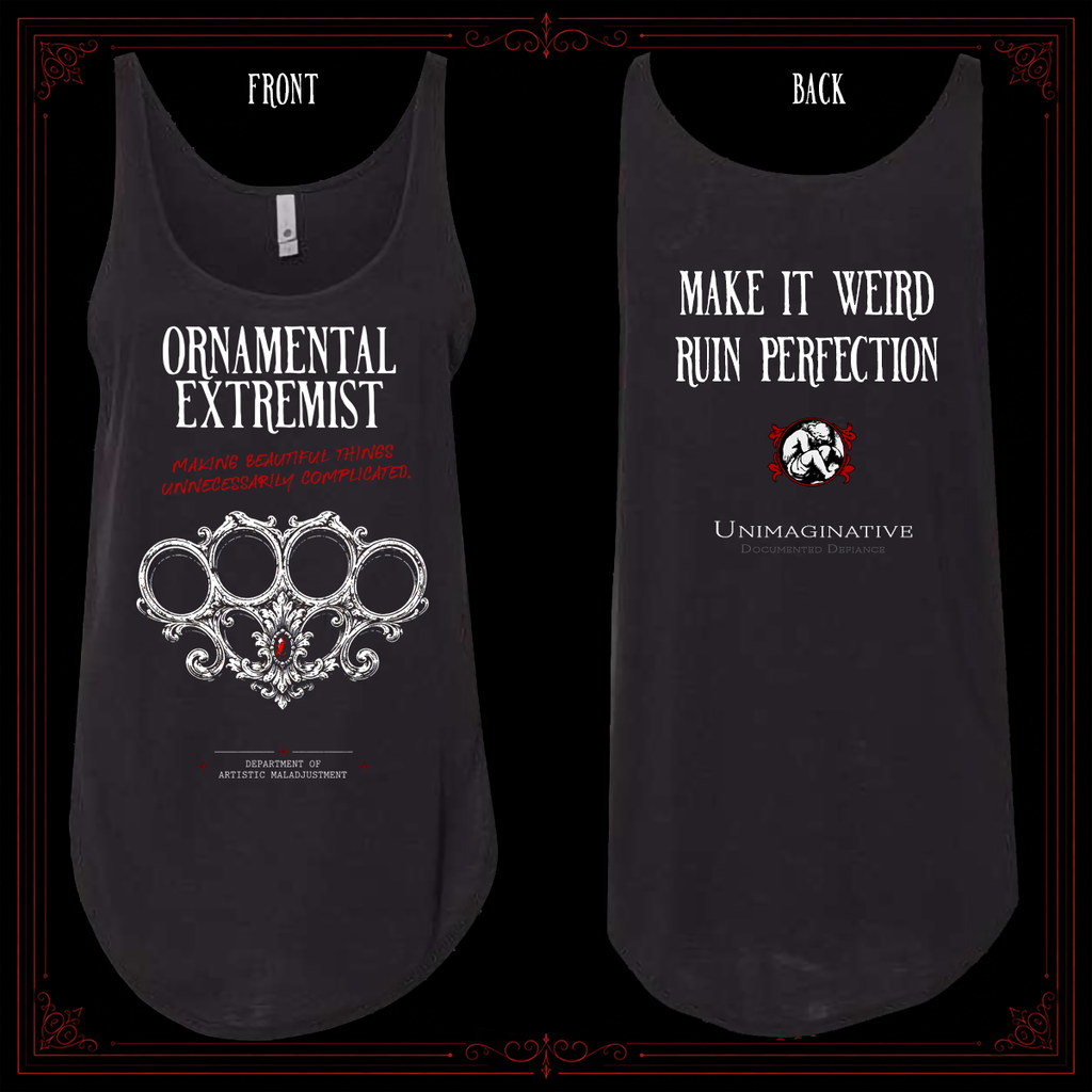 Ornamental Extremist Women's Festival Tank
