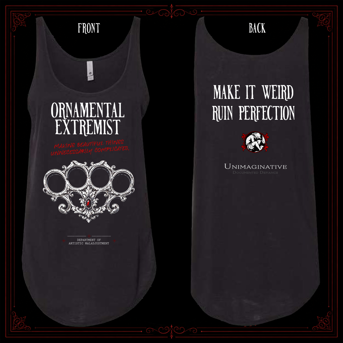 Ornamental Extremist Women's Festival Tank